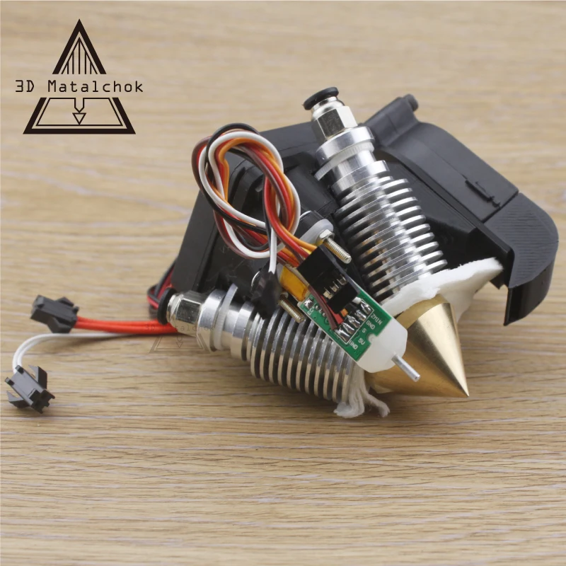 Алмазный экструдер для 3D принтера Hotend V6 радиатор 3 в 1 латунная многоцветная