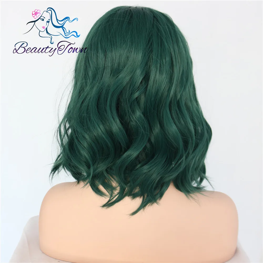 BeautyTown Polaris короткие термостойкие волосы черный Омбре блонд блоггер ежедневный макияж Синтетический кружевной передний Свадебный парик