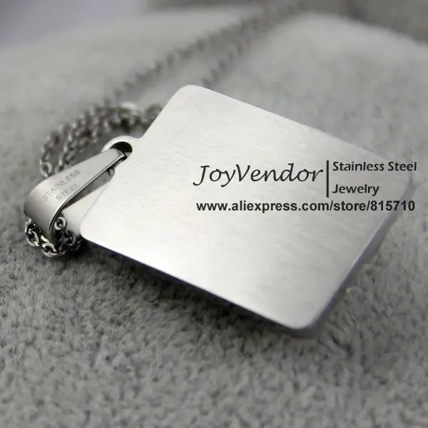 Stainless Steel Crystal Surface Saint Jude Picture Christian Pendant With Chain Free Shipping | Украшения и аксессуары