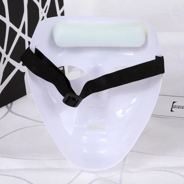Маска для Хэллоуина танцевальные мужские и женские хип хоп маски rs ghost PVC белые