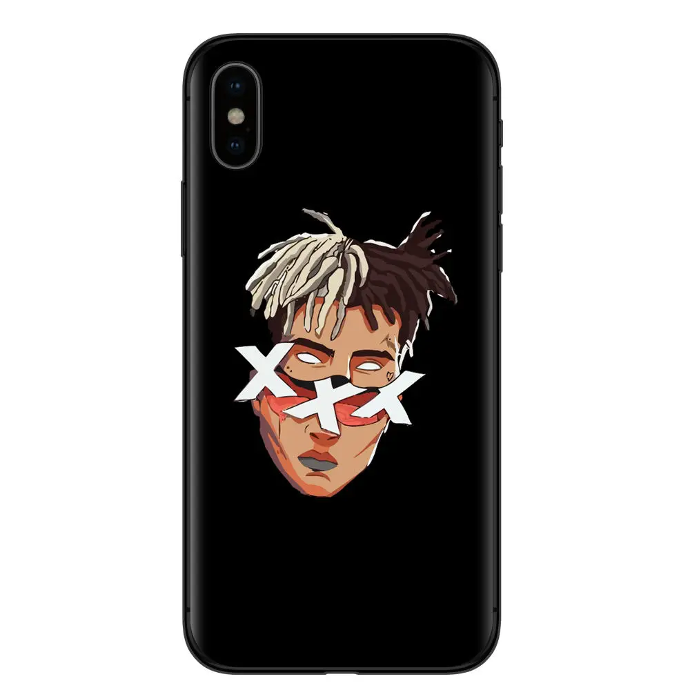 Laumans Xxxtentacion Чехлы для iPhone X Мягкий силиконовый чехол телефона Coque 5 5S SE 6 SPlus 7 Plus 8 |