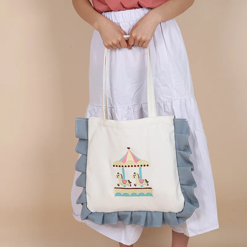 Youda/Модная Милая стильная женская сумка с оборками Повседневная простая на плечо