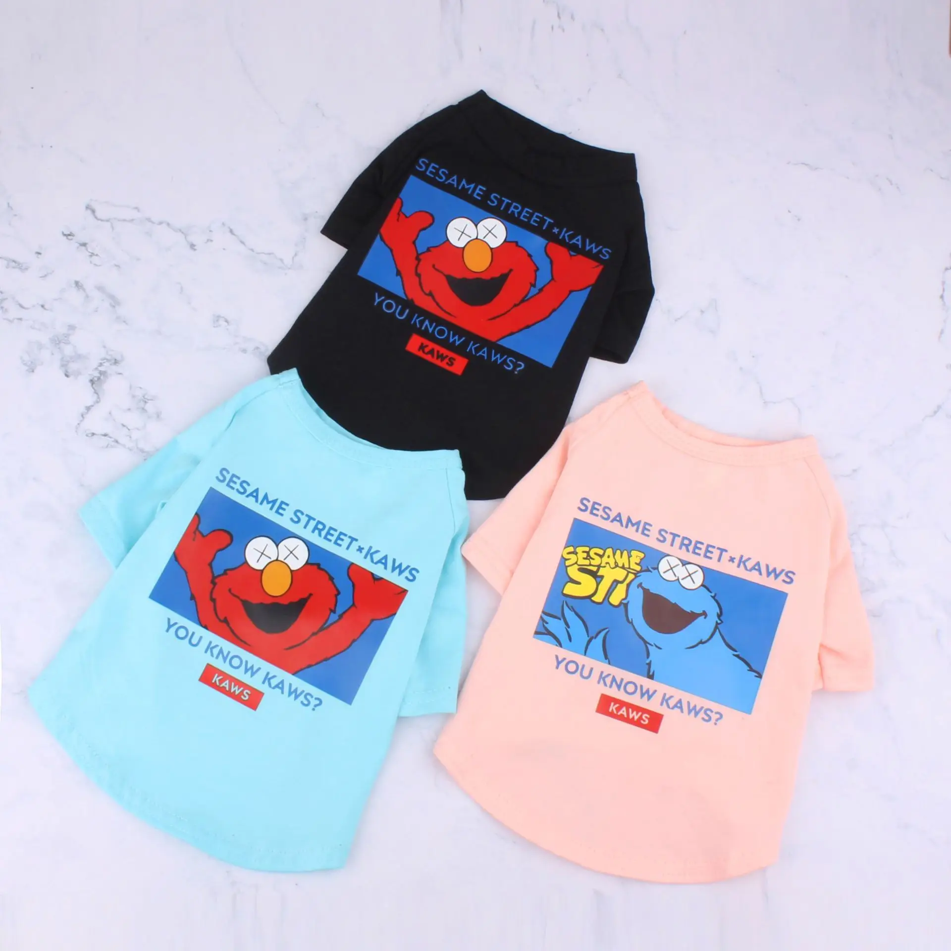

Cartoon Printed Chihuahua Summer Cotton Cool Tshirt Pet Dog Clothes for Small Dogs Puppy Clothing French Bulldog Pug Costume