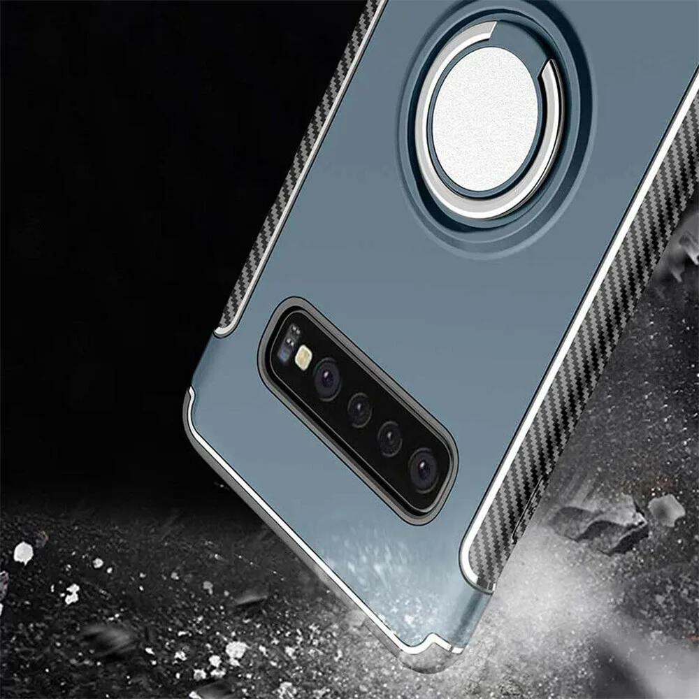 Для Samsung Galaxy S10 Plus S10E S9 S8 S7 роскошный бронированный чехол для J4 J6 J8 2018
