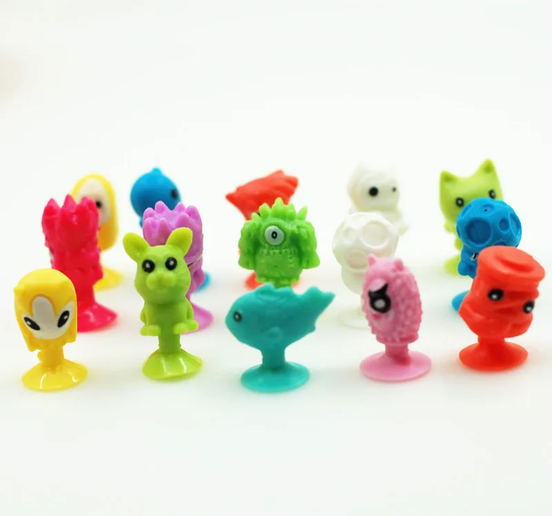 100 шт. Мультяшные животные экшн игрушки Stikeez Cupule детские коллектор Капсульная