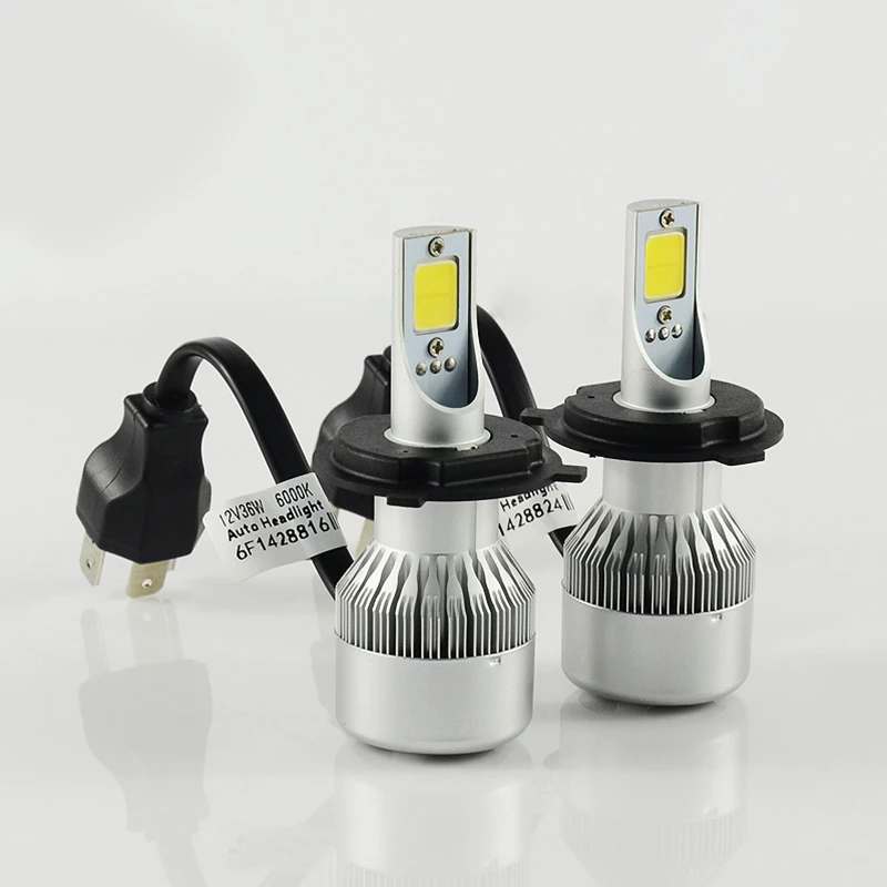 2019 2x3000K H4led H7 H8 H11 H1 H3 880 9005 Aotu L6/C6 Автомобильные фары 36W 3800LM автомобильный Стайлинг