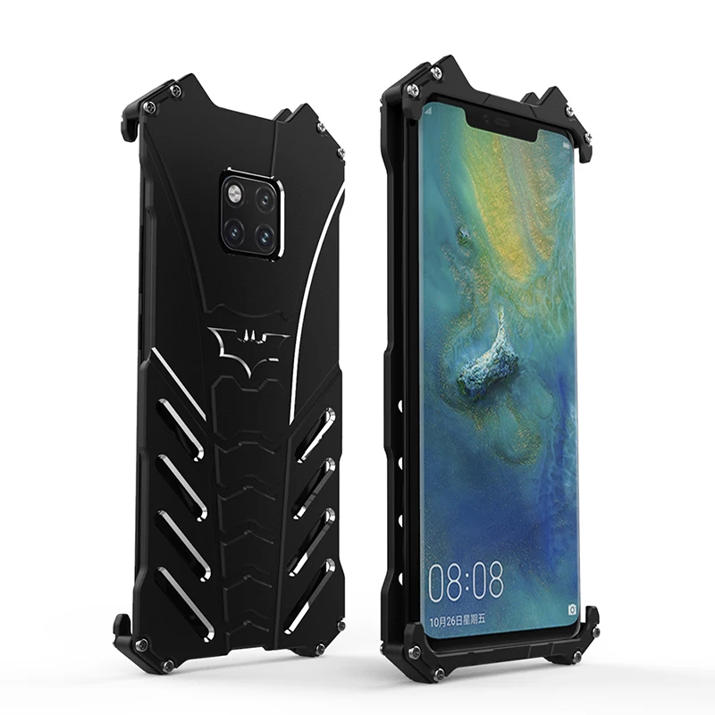 R JUST Роскошный Алюминиевый металлический чехол для Huawei мат 30 Pro 20X задняя крышка