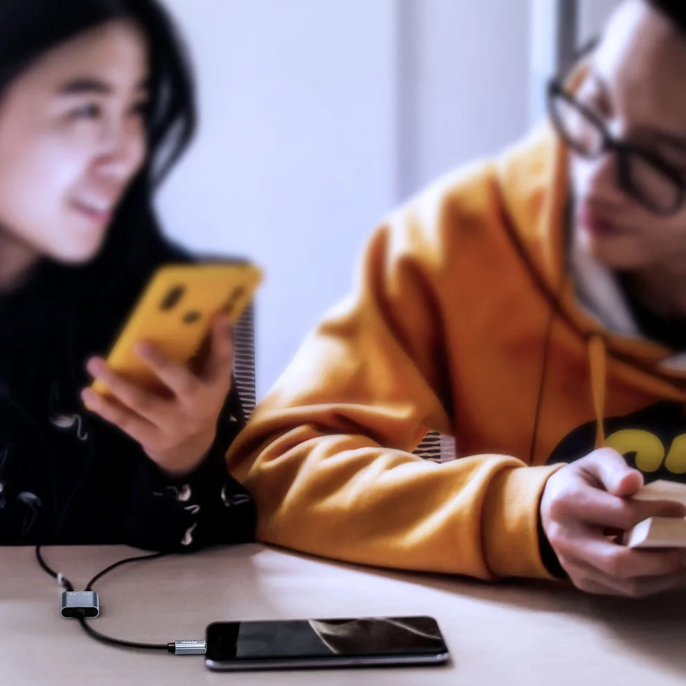 Разветвитель аудио Unnlink USB Type-C адаптер с Type C на 3 5 мм Jack * 2 Наушники-капельки