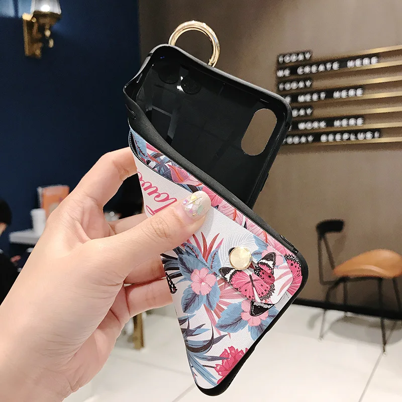Чехол из ТПУ с ремешком на запястье для Samsung Galaxy Note 8 9 10 20 plus Lite S8 S9 S10 S20 + A30 A50 A51 A30s A50s