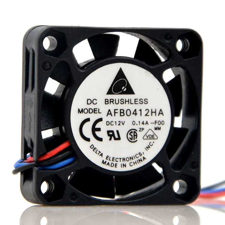 Delta AFB0412HA DC 12V 0.14A 4CM 4010 40x40x10MM Два Шарикоподшипника серверный шасси источник