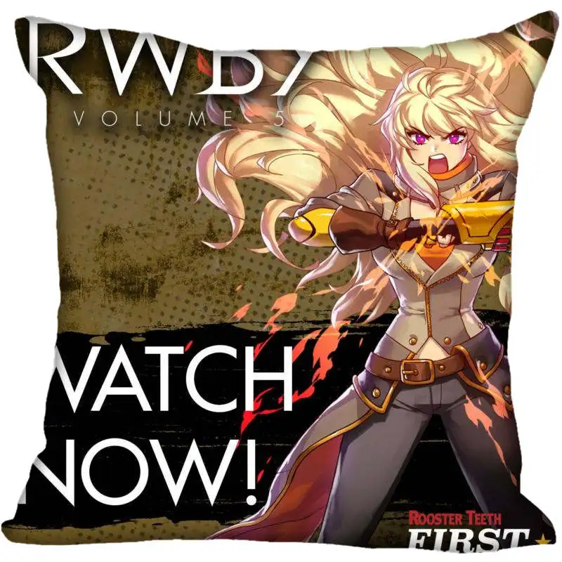 Заказная декоративная наволочка RWBY квадратная Наволочка на молнии 33x33,40x40,45x45 см(с одной стороны) наволочка - Цвет: Pillowcase 18