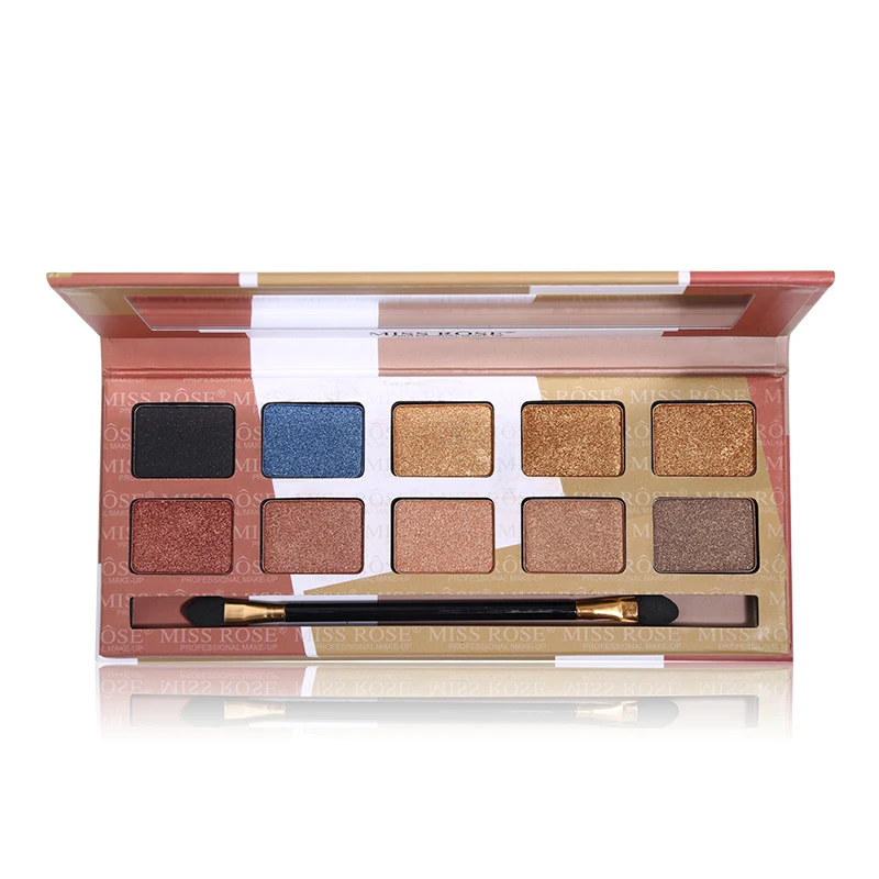 Палитра теней для век с металлическим блеском 10 цветов |