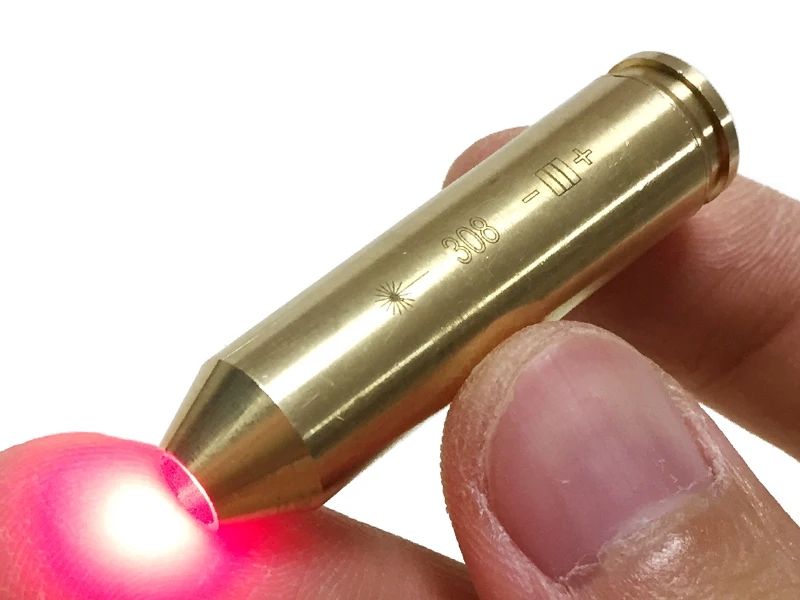 Armiyo пистолет Boresighter CAL: 243/308WIN/7mm-08REM. 308 WIN картридж винтовка отверстие прицел оптика красный лазер Охота без батарей