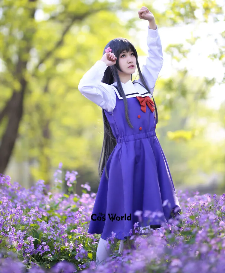 Ватен! Ангел прилетел ко мне Shirosaki Hana Hoshino Hinata Himesaka Noa платье матросский костюм