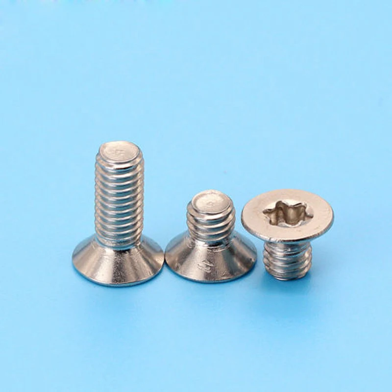 Винты M3 Torx винты с плоской головкой из нержавеющей стали T & TX потайные
