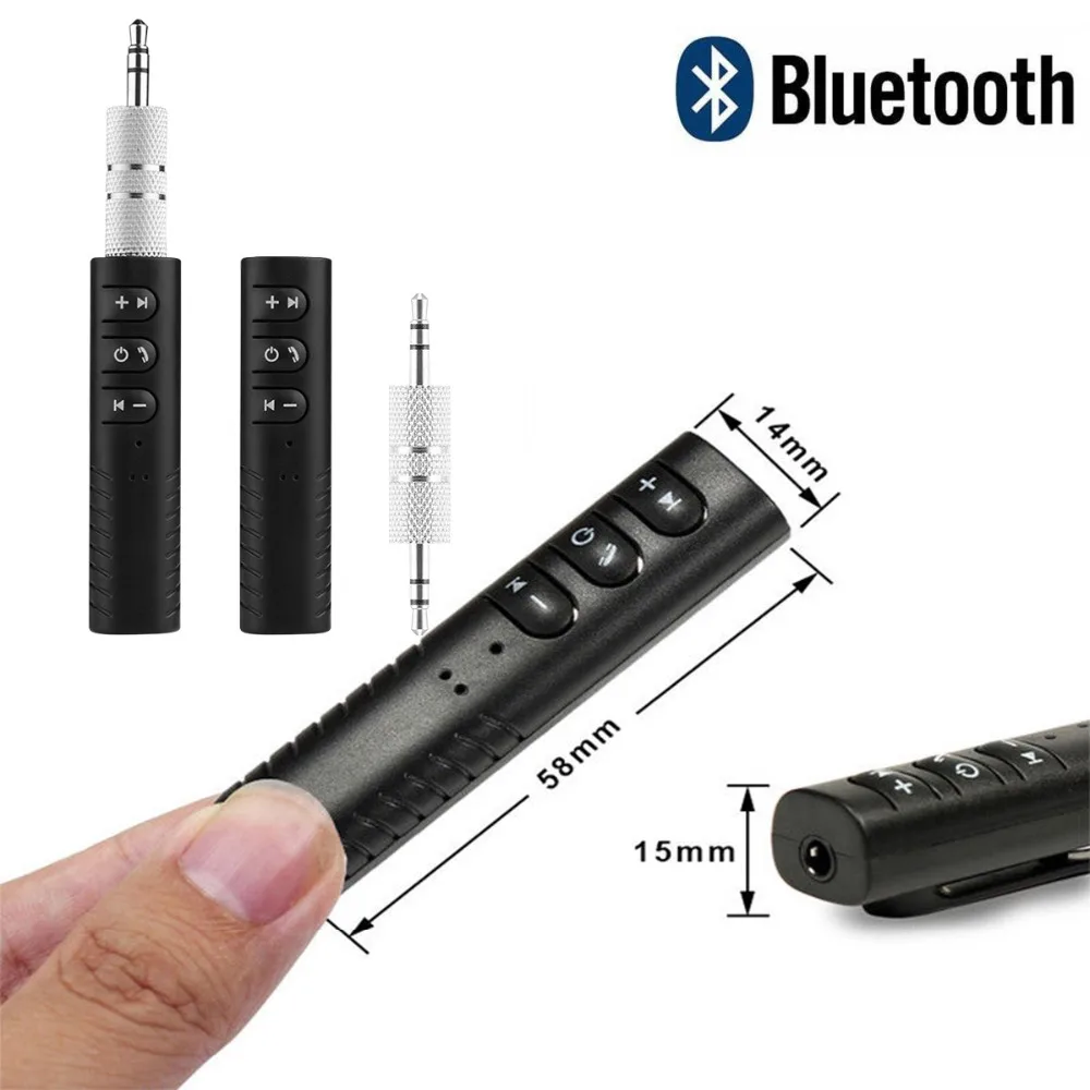 Universal 3.5mm jack Bluetooth Car Kit Hands free Music Audio Receiver Adapter Auto AUX for Speaker Stereo Take Photo | Автомобили и