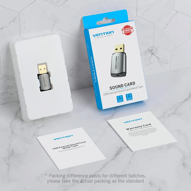 Vention USB звуковая карта Внешний USB аудио интерфейс саундкарта адаптер 3,5 мм для ноутбука PS4 гарнитура звуковая карта USB