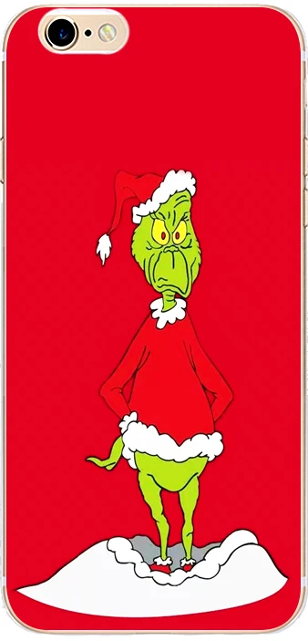 2671 Рождественский Grinch Xmas Забавный жесткий чехол для телефона для iPhone 11 Pro Max 6 7 8plus 5S 4 X XS XR XSMax для samsung s9 s8plus s7 s6 - Цвет: 2671