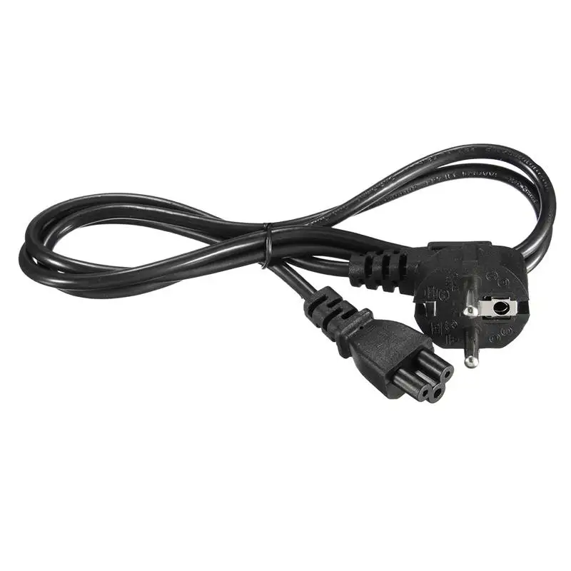 ЕС ЕВРО PEAN 3 зубец 2 Pin AC Шнур питания для ноутбука Asus HP Sony Dell Lenovo Acer Sumsung Toshiba Fujitsu