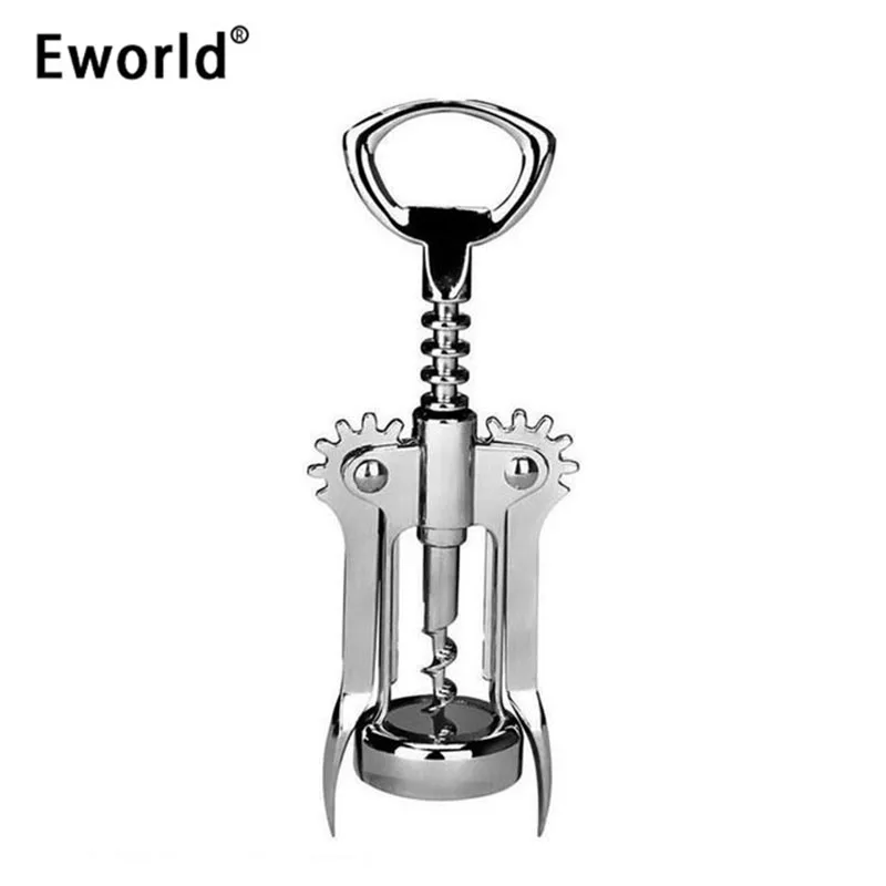 Eworld 1 шт. портативный Нержавеющая сталь красное вино открывалка крыло Тип официанта Металлический Штопор для вина Бутылка ручка открывалка, штопоры