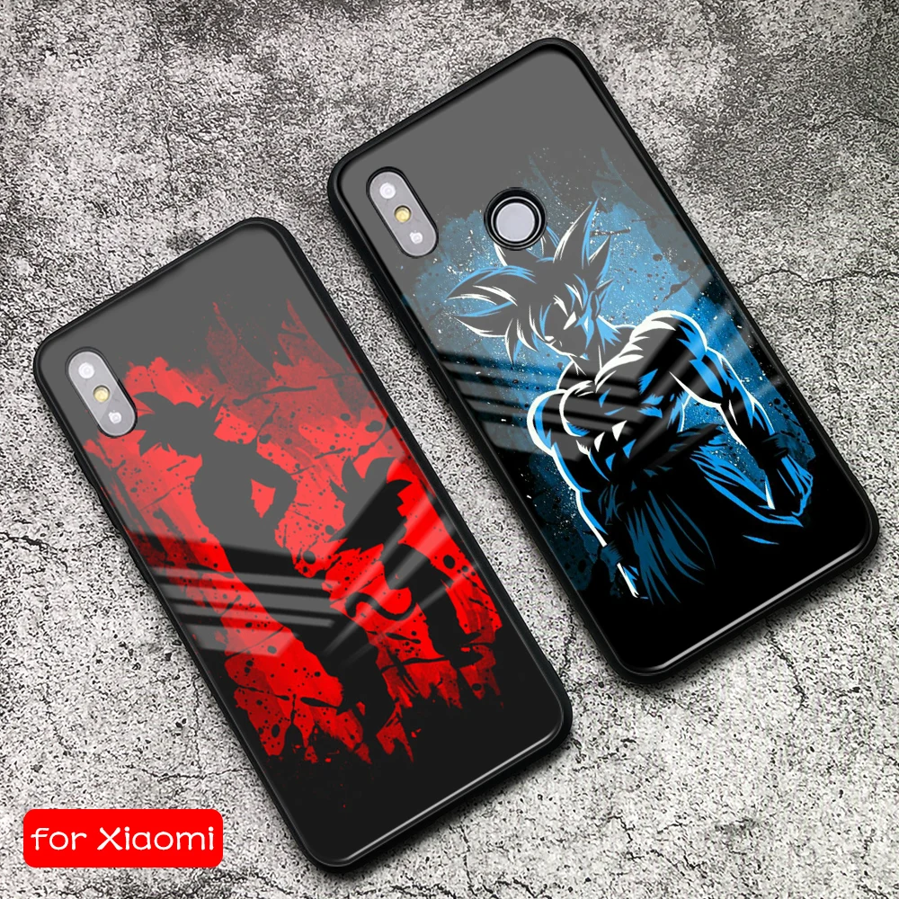 Чехол для Xiaomi mi x 3, Жесткий Чехол из закаленного стекла с изображением Dragon Ball Son, чехол Гоку для Xiaomi mi 8 mi 6 mi 9 SE mi x 2 2 s 3 Max 3