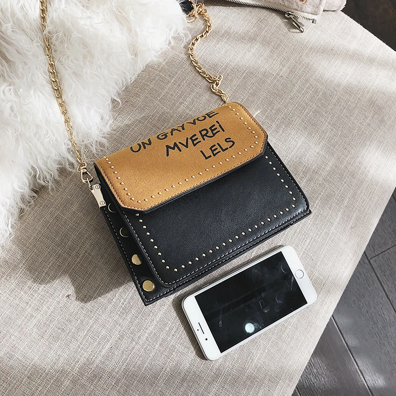 

New small bag female new Korean version of the wild student party chain ins texture fashion Messenger bag