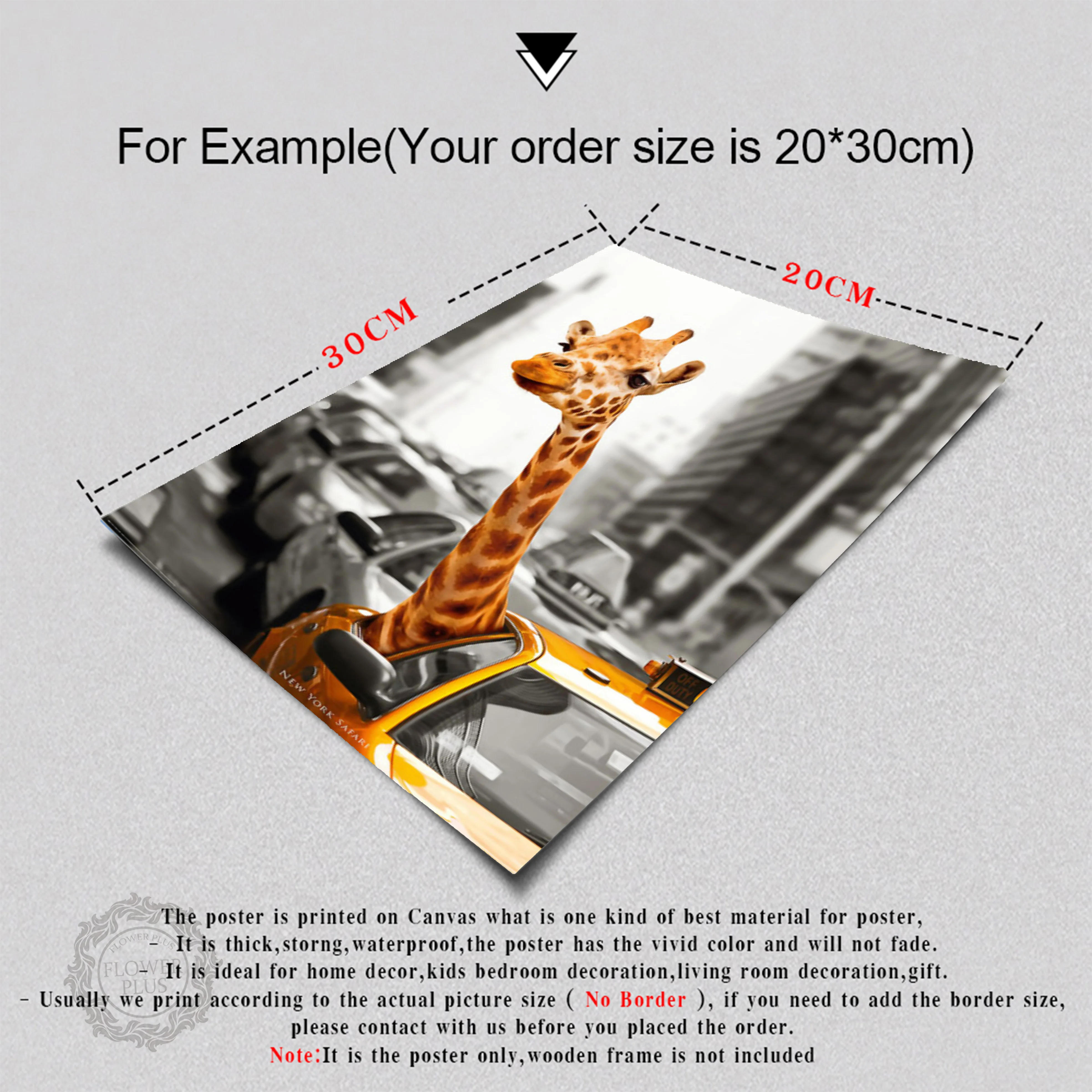 

New York Giraffe Taxi London Vintage Wall Art Canvas Painting Landscape Nordic Posters And Prints Wall Pictures For Living Room
