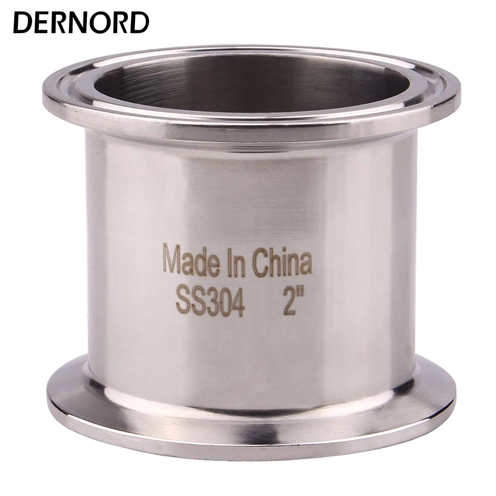 DERNORD tri clamp 2 дюйма (51 мм) OD64 Clamp труба &quotДлина трубы санитарно нержавеющей стали