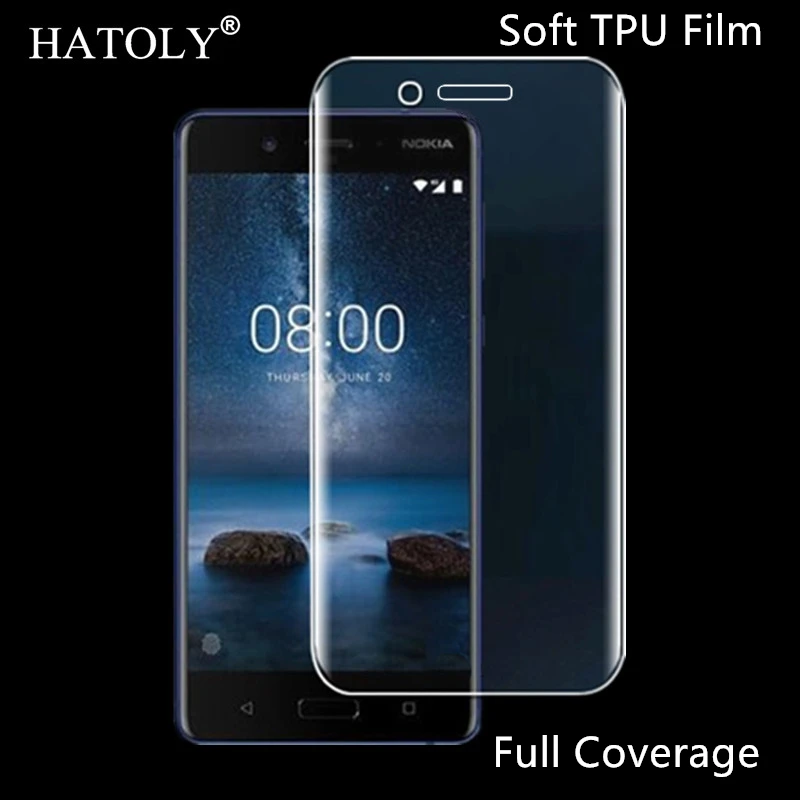 2 шт. мягкая нано-пленка из ТПУ для Nokia 3 Защита экрана TA-1020 TA-1032 пленка с полным