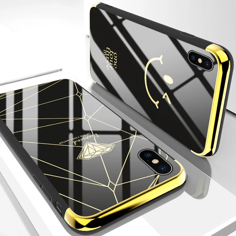 Kerzzil роскошное зеркало в форме перьев розовый мягкий чехол для iphone 6 S plus 7 8 X 10