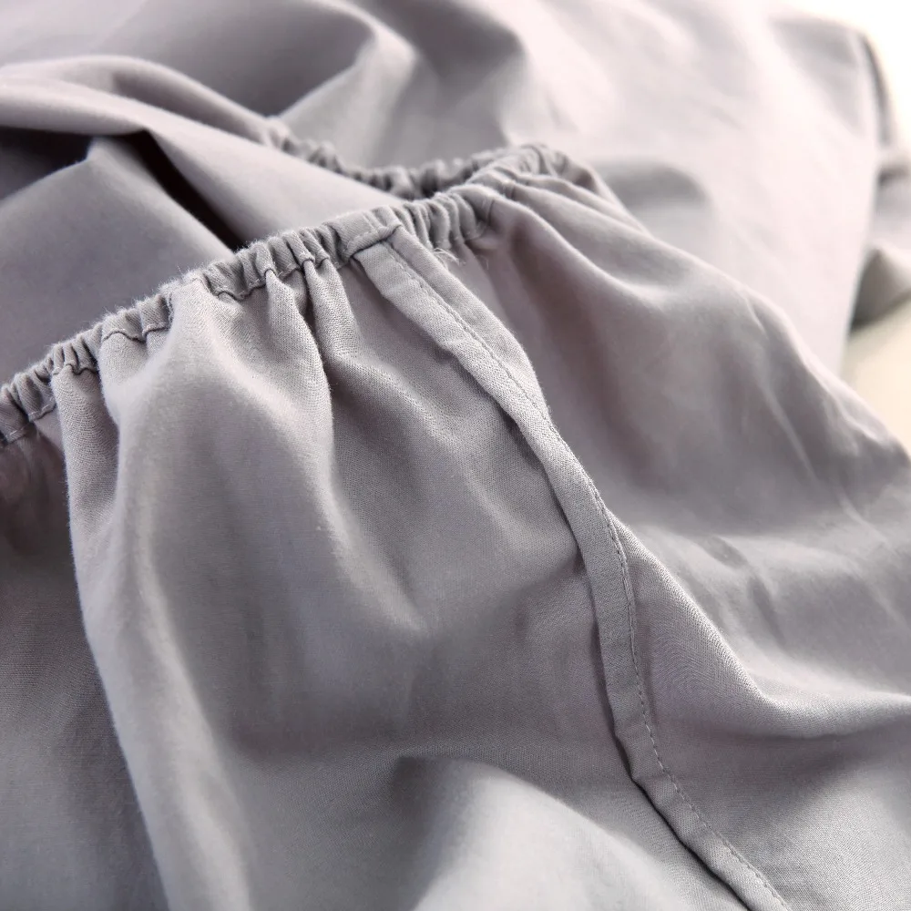 Простыня простыня комплект наволочек Сабана cama из чесаного хлопка однотонная