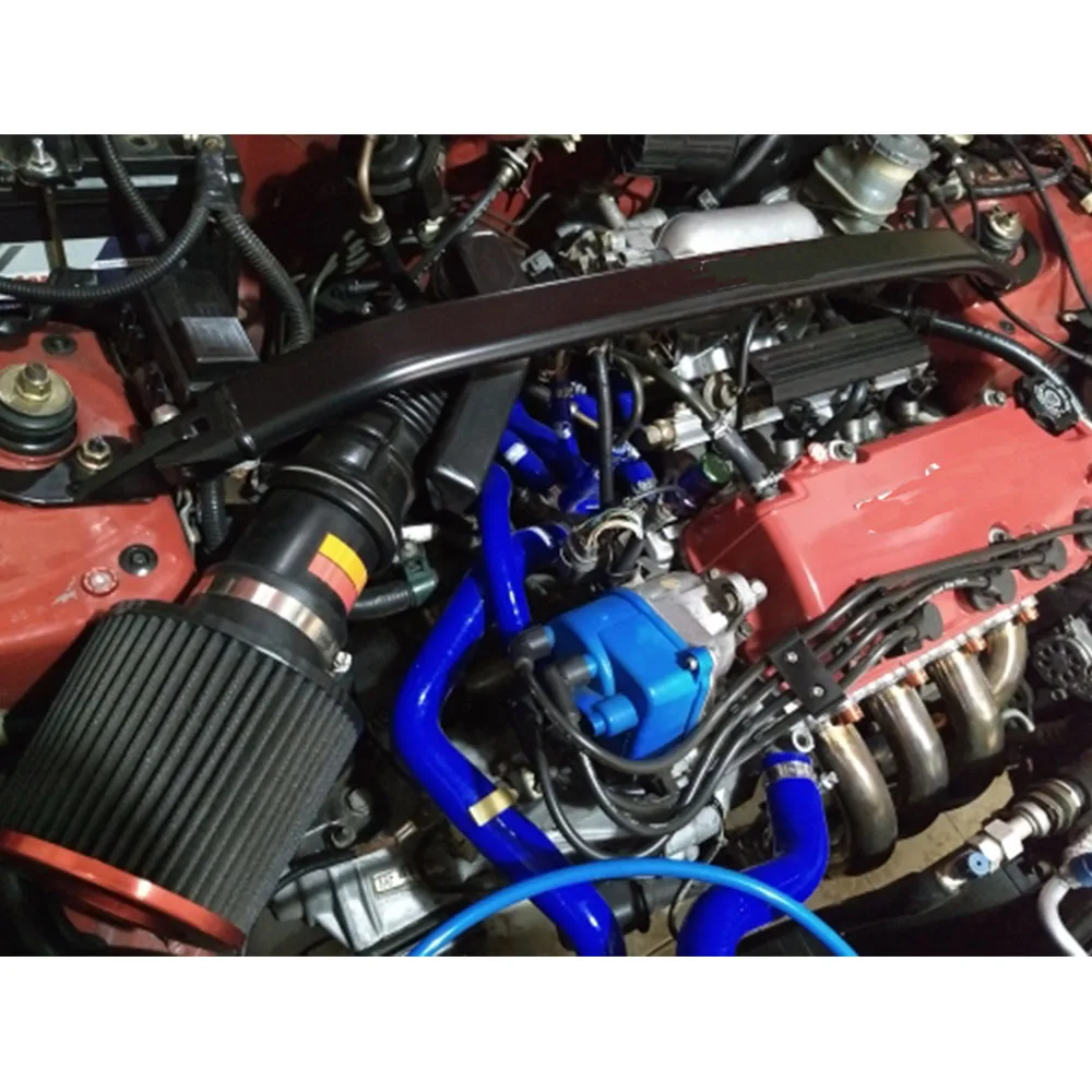 Передняя стойка Черный для 92-00 Civic EG EK/93-97 Del Sol/94-01 Integra DC2