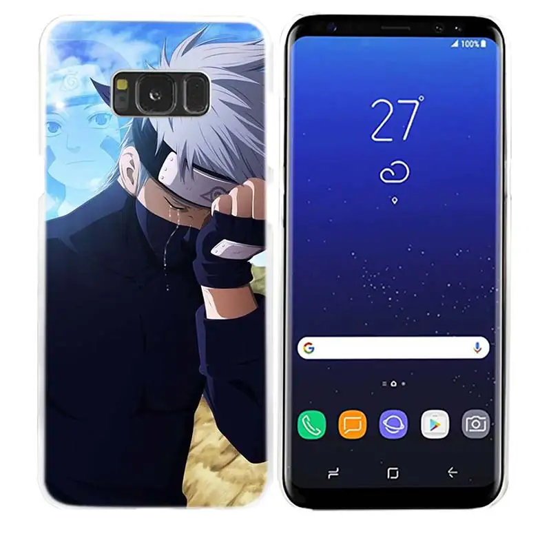 09 Наруто Какаши чехол для телефона samsung Galaxy M20 M10 S10 S9 S8 Plus S7 S6 Edge Note 8 9 Жесткий пластиковый Чехол - Цвет: 09