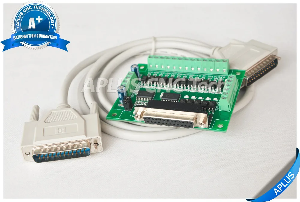 Коммутационная плата и кабель DB25 для программного обеспечения MACH3|breakout board|mach3