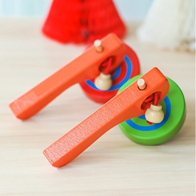 1 шт. ручка проволока гироскоп игрушка деревянный спиннинг Топы Beyblade бюст