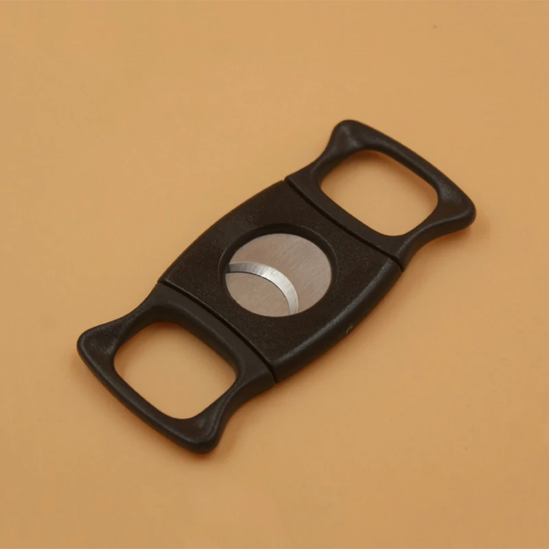 Двойной портативный инструмент лезвие нож для сигар ножницы с пластиковыми