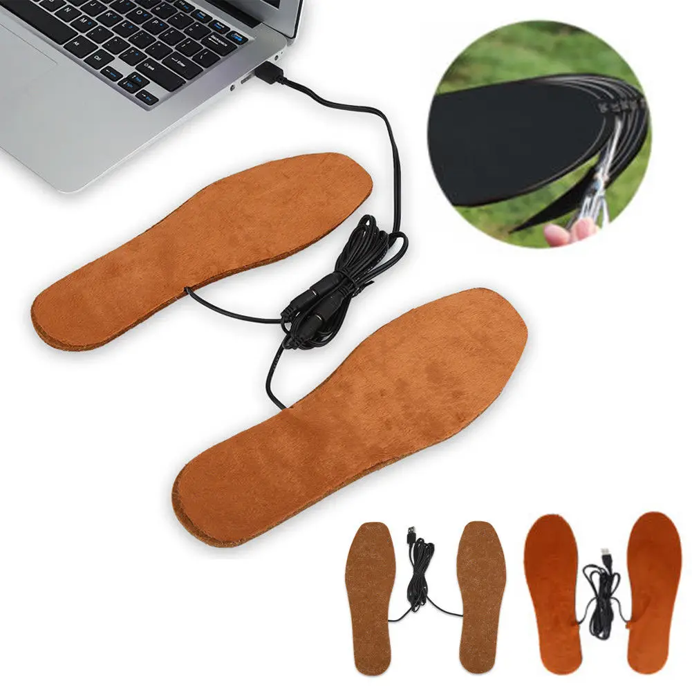1 пара грелку перезаряжаемая электрическая грелка для ног USB кабель мужские горячие Аксессуары Носки