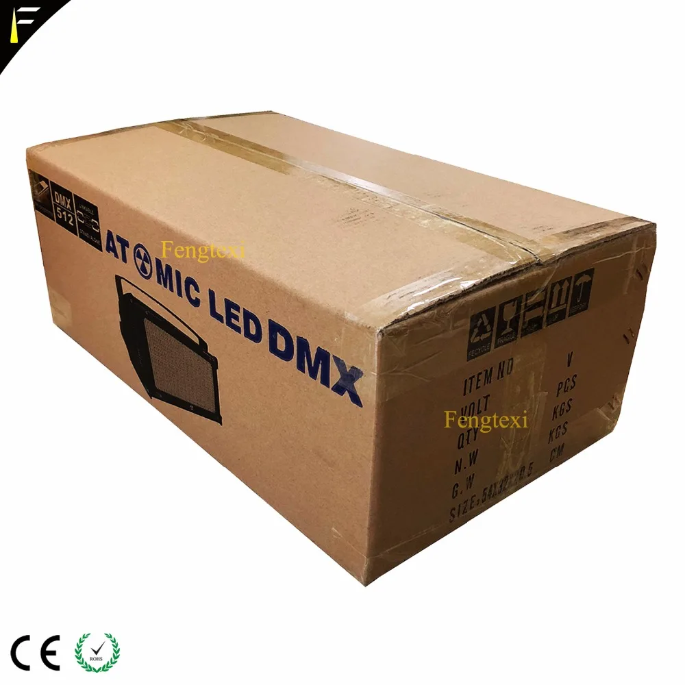 Новый красный/зеленый/синий трехцветный светодиодный стробоскоп DMX512 ночной клуб