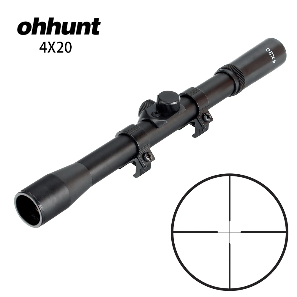 Ohhunt 4X20 охотничий товар тонкий дуплексный сетчатый тактический оптический прицел