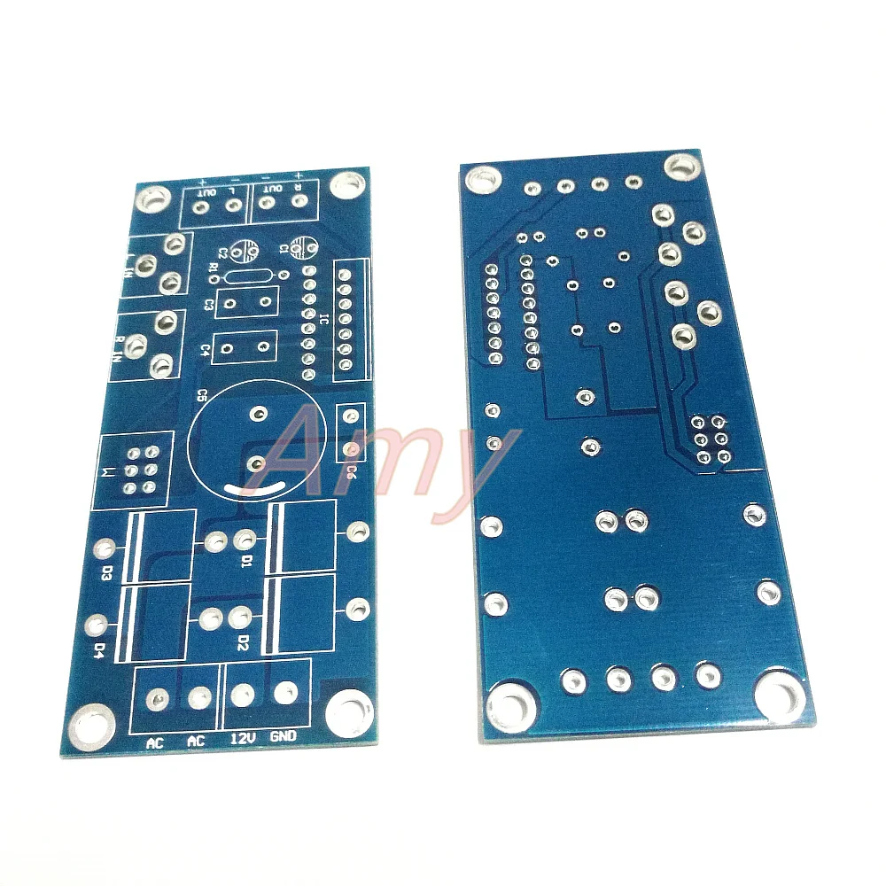 5 шт./лот двухканальный TDA7377 12 В (PCB пустая плата) усилитель питания переменного и