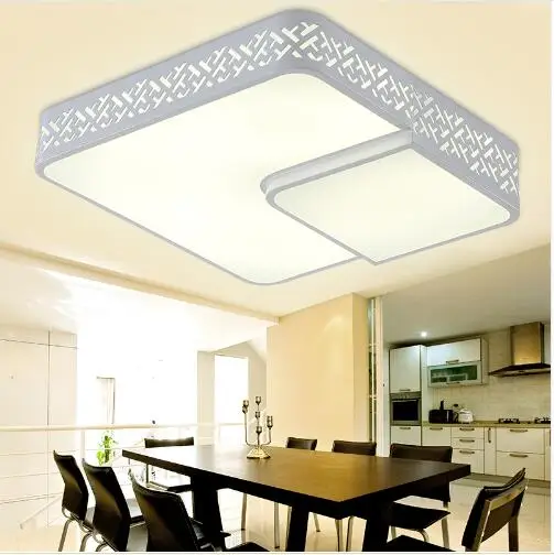 Modern LED acrylic ceiling light luminaire home lighting lamp living room bedroom kitchen 110-220V Dimmable | Освещение