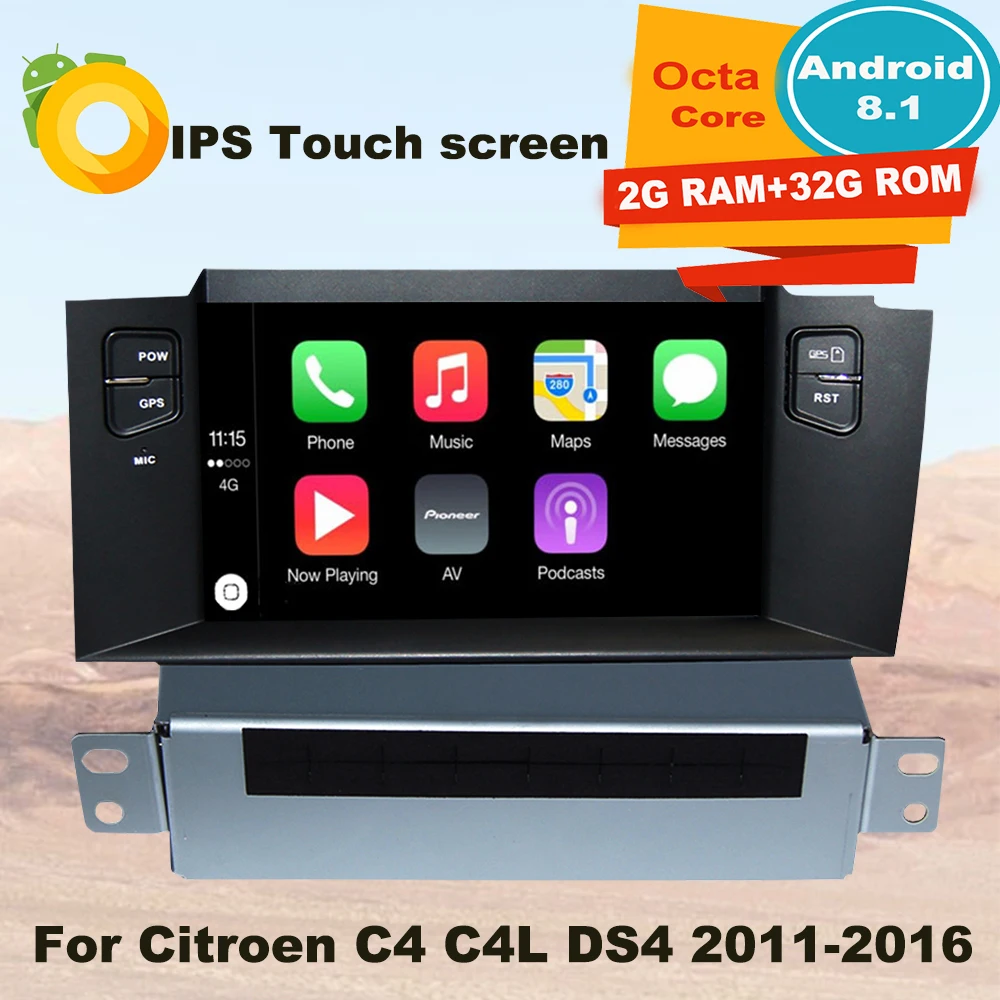 Поддержка Apple Carplay Android 2011 Автомобильный DVD стерео радио GPS мультимедийный плеер