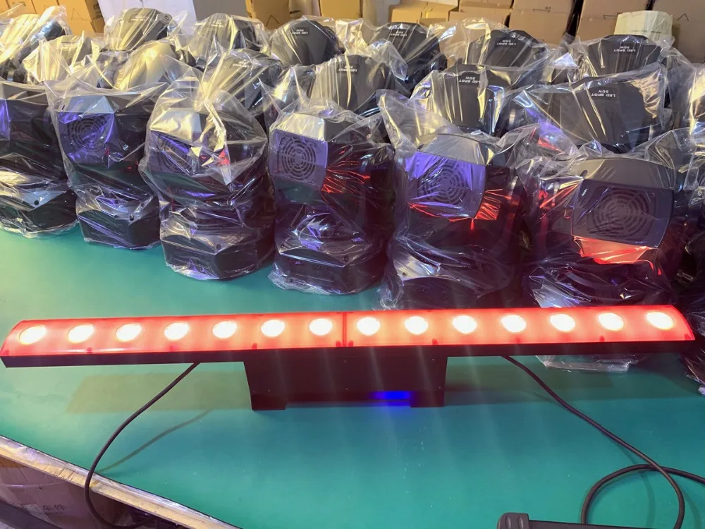 Светодиодный луч и стирка 2в1 светодиодный светильник 12x5 Вт RGB 3в1 теплый белый 72 шт. RGB 3в1 SMD 5050 Светодиодный дежурное освещение DMX dj disco