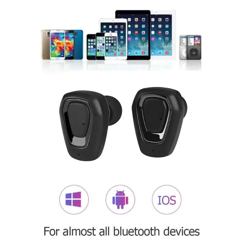 A7 TWS беспроводные наушники Bluetooth гарнитура стерео спортивные наушники с зарядным устройством для IOS Android phone музыкальные наушники 2 типа