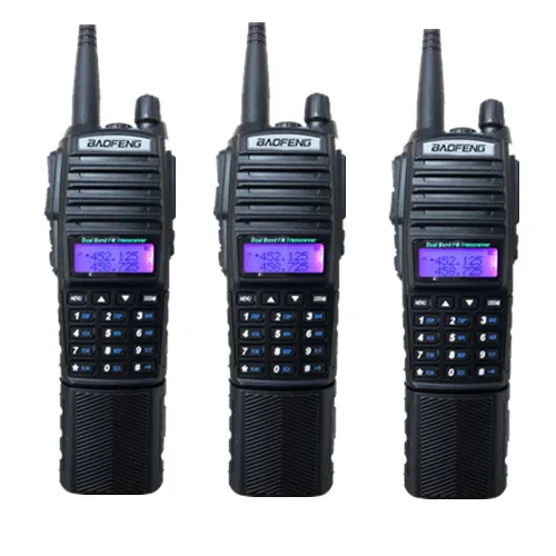 UV-82 3PCS 1/2/3 шт. BAOFENG UV-82 8 Вт 3800 мА/ч, иди и болтай Walkie Talkie радио 10 км двойной PTT UHF VHF Ham CB радио FM трансивер Walkie Talkie двухстороннее радио высокое Мощность передатчик УФ - Цвет: UV-82 3PCS
