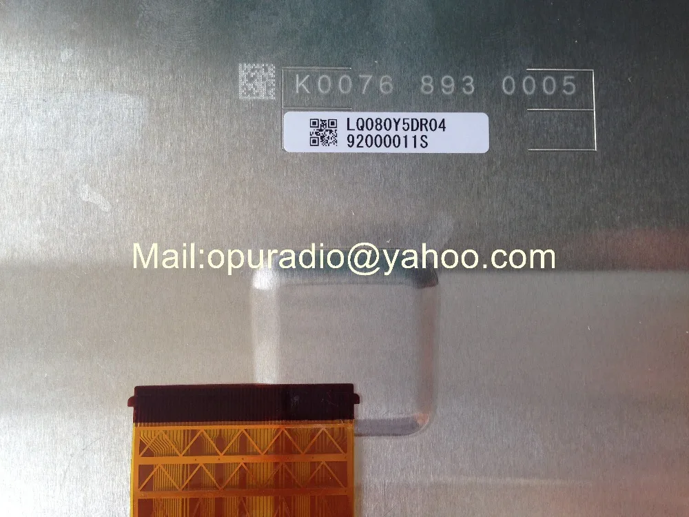 8-дюймовая панель ЖК-экрана LQ080Y5DR04 LQ0DAS2982 для Mercedes Ben GL ML350 S300 класса подголовник