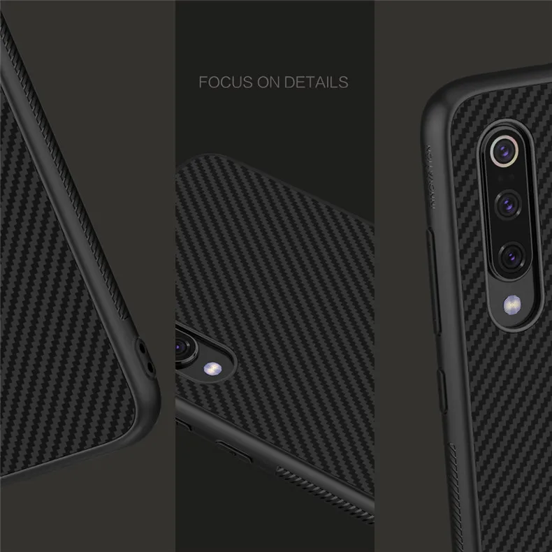 Чехол Nillkin для Xiaomi mi 9 и mi 9 Explorer из синтетического волокна, Роскошный Жесткий чехол на заднюю панель
