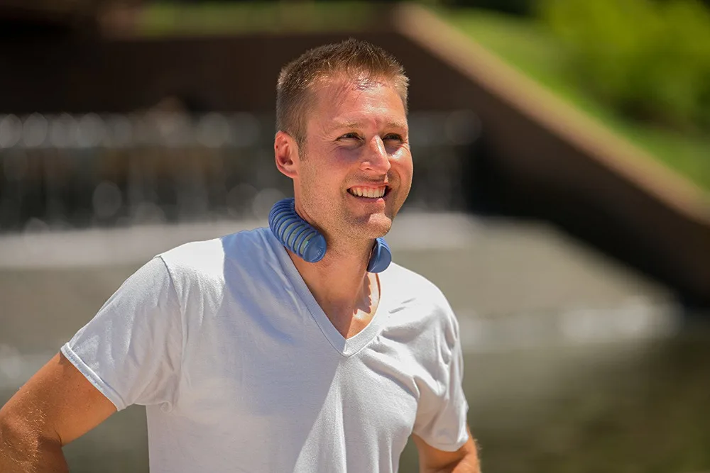 Воздушный охладитель U крутая Шея Тело и шея охлаждающая лента персональная