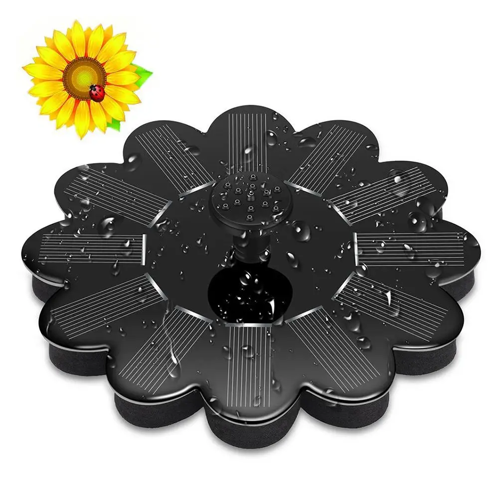 1.4W 6V Solar Water Pump Floating Panel Pool Solar Power Fountain Garden landscape Garden Pond Watering Kit Birdbath Fountain