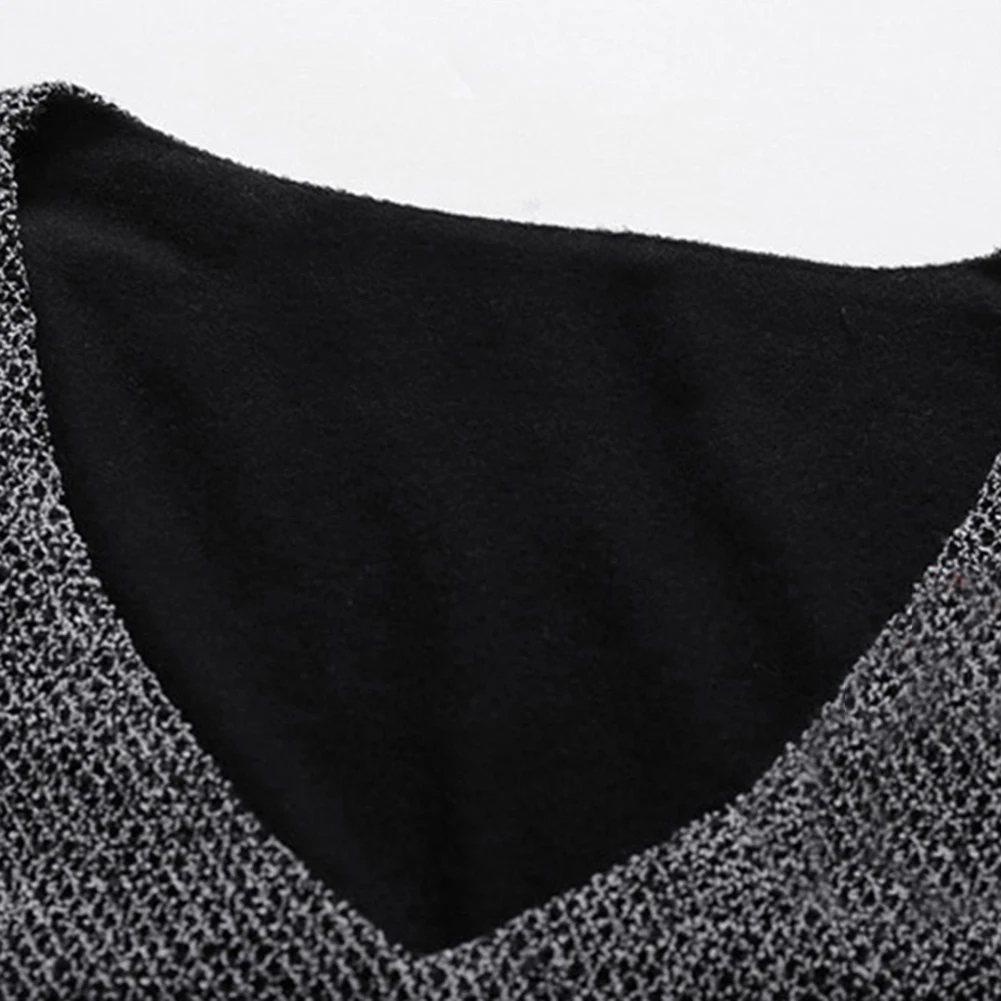 Модные Для мужчин Повседневное Slim Fit сплошной Цвет v образным вырезом футболка с